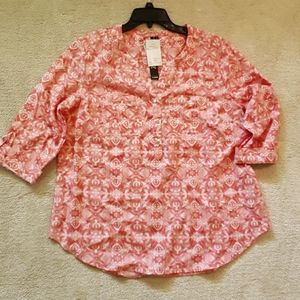 Cathy womens shirt blouse size XL